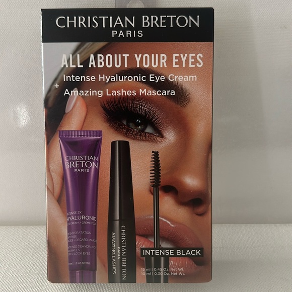 Christian Breton Paris All About Eyes Intense Hyaluronic Eye Cream w/Mascara. - Picture 1 of 3